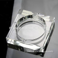 Rectangle Clear Crystal Ashtray